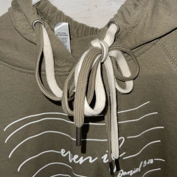 “even if” Hoodie L NWOT - Picture 4 of 5